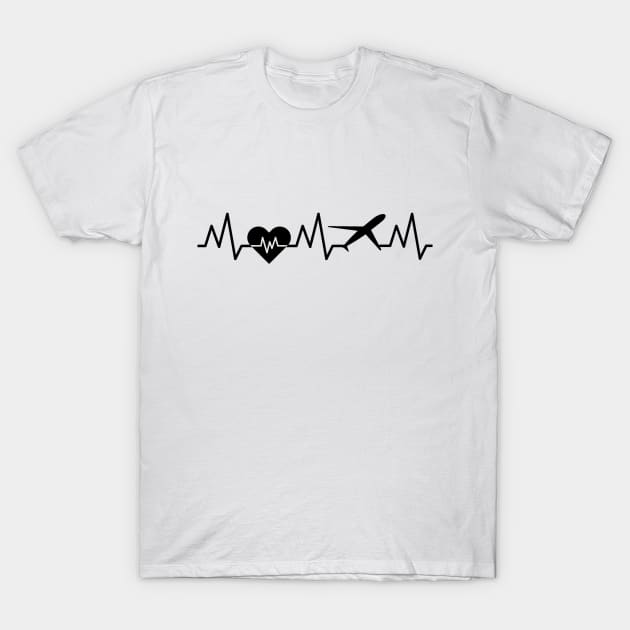 heart rate for traveling T-Shirt by Tonisa